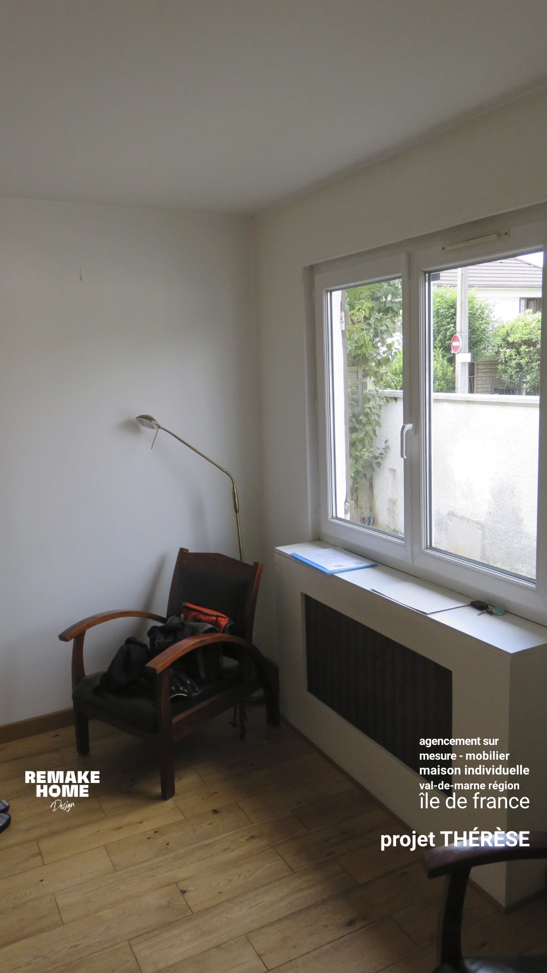 agencement mobilier sur mesure val de marne projet Therese avant - %