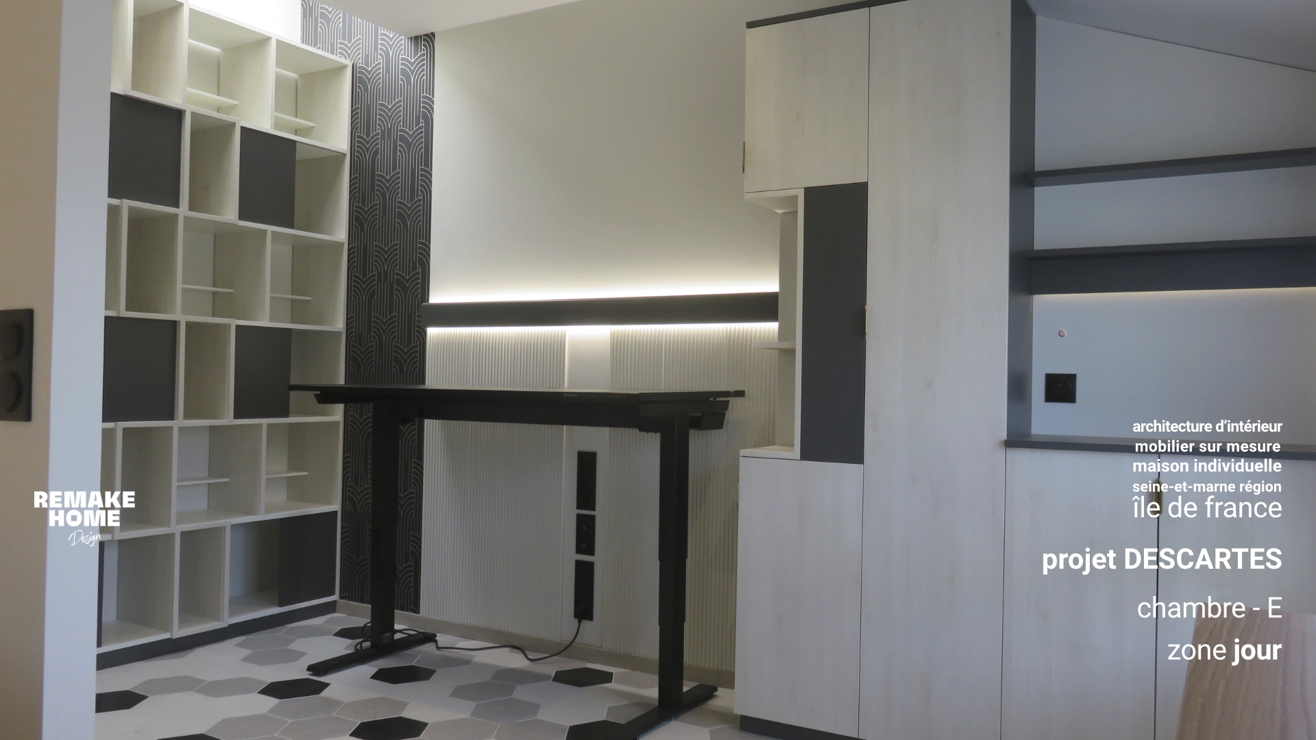 architecture d'intérieur Paris - Val de Marne - région Île de France - réalisations 4 mobilier design sur mesure