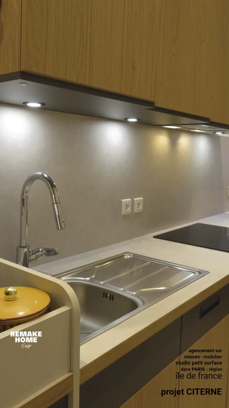 agencement sur mesure studio petite surface PARIS