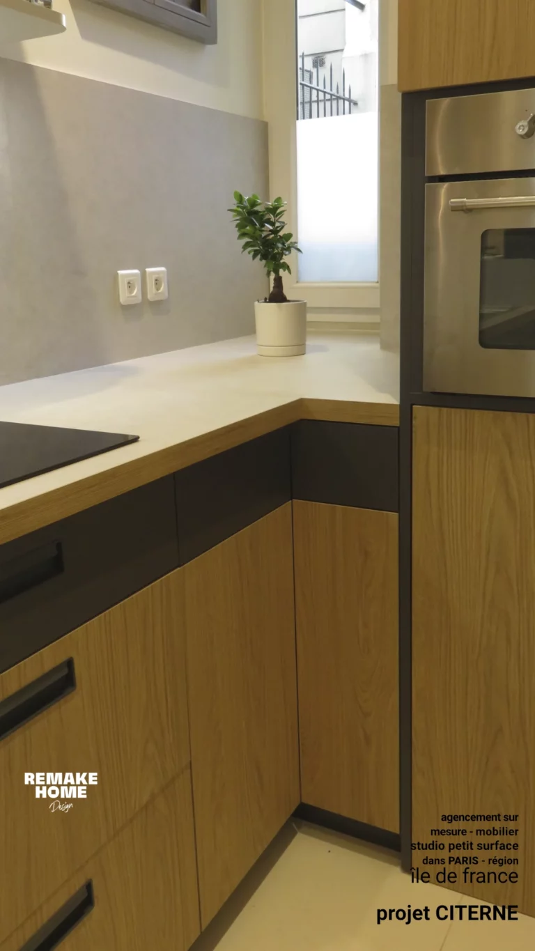agencement sur mesure studio petite surface PARIS