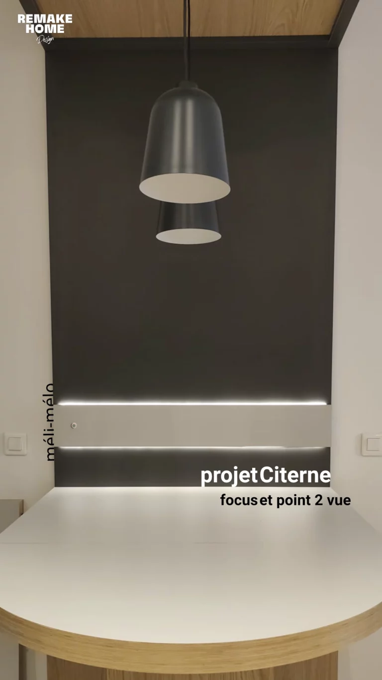 portfolio architecte d'intérieur Val de Marne en 10 images et plus - Paris - Île de France 29 coin repas avec table modulable studio petite surface à Paris