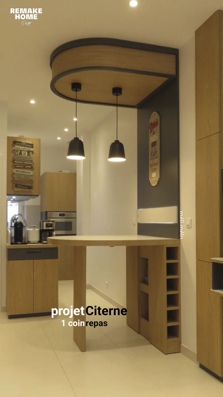 portfolio architecte d'intérieur Val de Marne en 10 images et plus - Paris - Île de France 13 agencement sur mesure studio petite surface PARIS