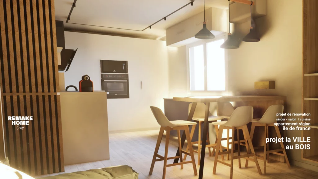 projet renovation appartement val de marne apres ensoleille 1 - %